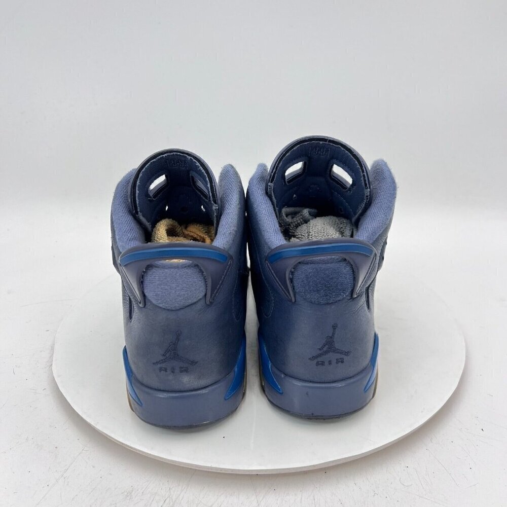 Nike Air Jordan 6 Youth Size 7Y Women 8.5 384665-400 Diffused Blue Training Shoe - Picture 5 of 11